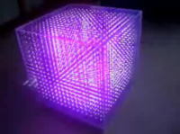 16×16×16LED 超派手な3Dキューブディスプレイ